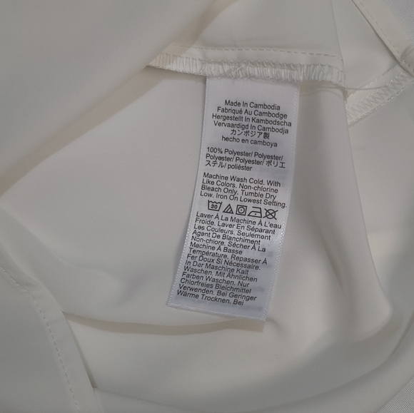 J.Crew Popover Placket Marine Salt Long Sleeve Blouse Size Petite XS - Picture 4 of 12